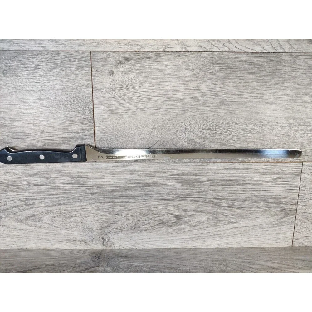 Ronco Showtime Six Star #2 Carving Kitchen Knife Stainless Steel 12.25